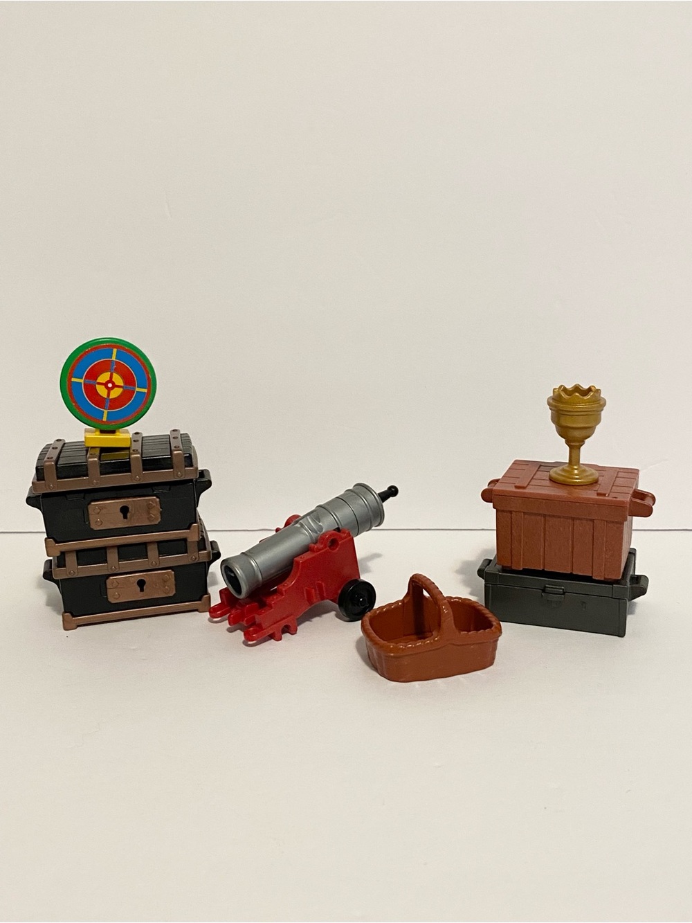 Playmobil Treasure Chest Cannon Medieval Target Basket Vintage Set Lot 4/$20 🛑